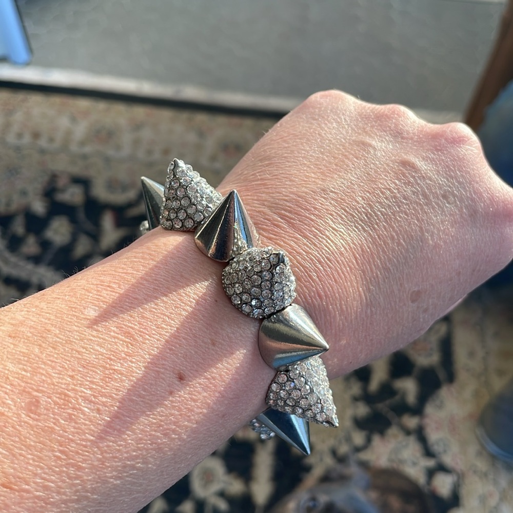 Spiky Rhinestone Bracelet - Picture 4 of 6